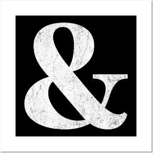 Ampersand / Retro Design Gift Posters and Art